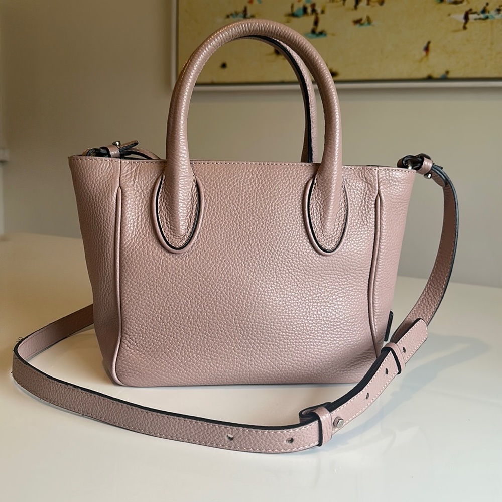 Gianni Chiarini Mauve crossbody satchel